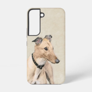 Windhund-Gemälde - Süße originelle Hundekunst Samsung Galaxy Hülle