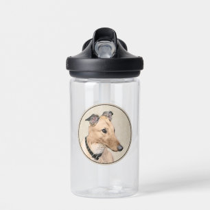 Windhund-Gemälde - Süße originelle Hundekunst Trinkflasche