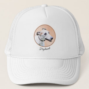 Windhund-Gemälde - Süße originelle Hundekunst Truckerkappe