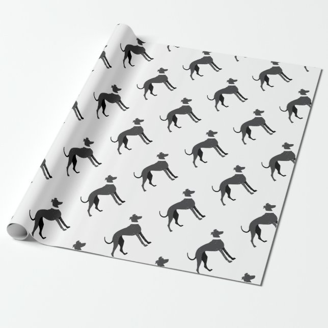 Windhund Geschenkpapier (Ungerollt)