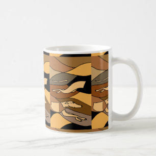Windhund-Hundeabstrakter Kunst-Entwurf Tasse
