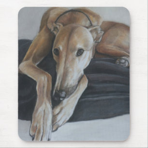 Windhund-Hundekunst Mousepad