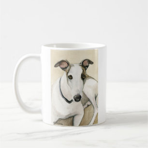 "Windhund-" Hundekunst-Wiedergabe-Tasse Tasse