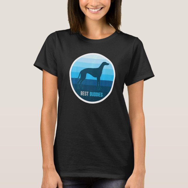 Windhund Hunderasse Greyhound T-Shirt (Vorderseite)