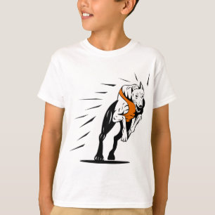 Windhund-Hunderennen Retro T-Shirt