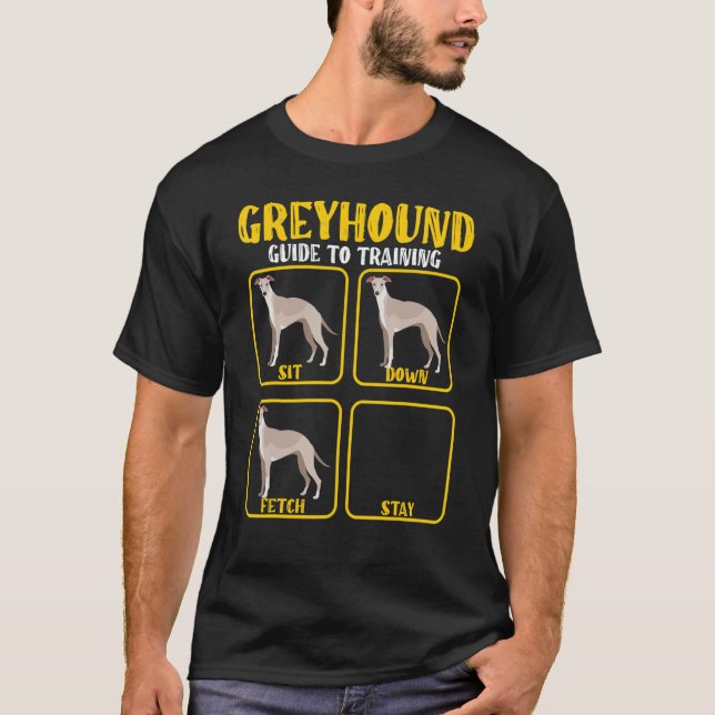 Windhund-Hundetrainingleitung T-Shirt (Vorderseite)