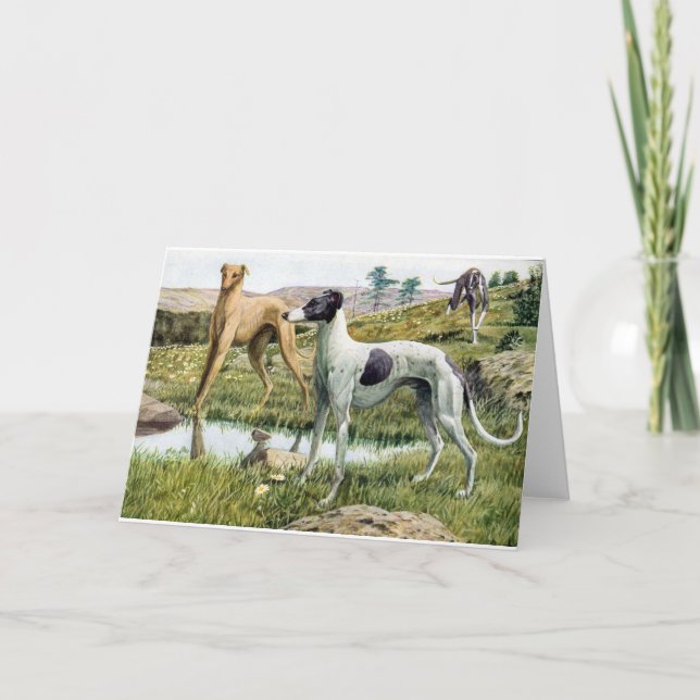 Windhund Karte (Vorderseite)