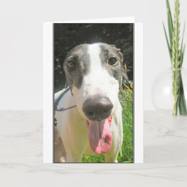 Windhund-Karte Karte (Vorderseite)