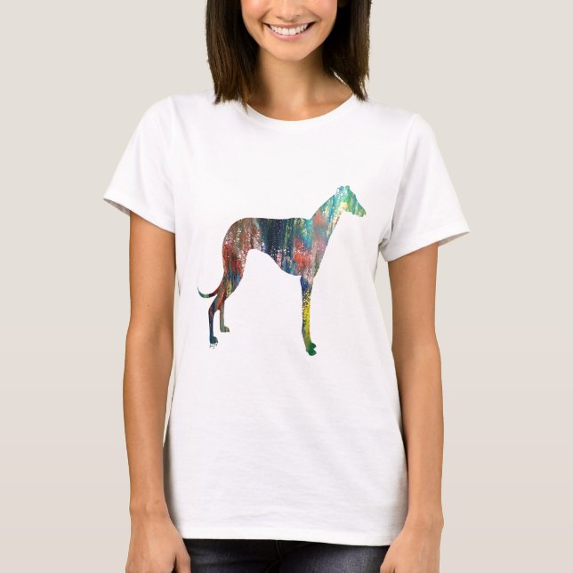 Windhund, Lieben, Windhunde, Windhund T-Shirt (Vorderseite)