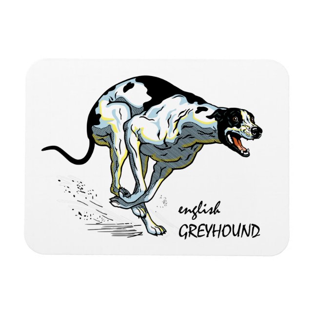 Windhund Magnet (Horizontal)
