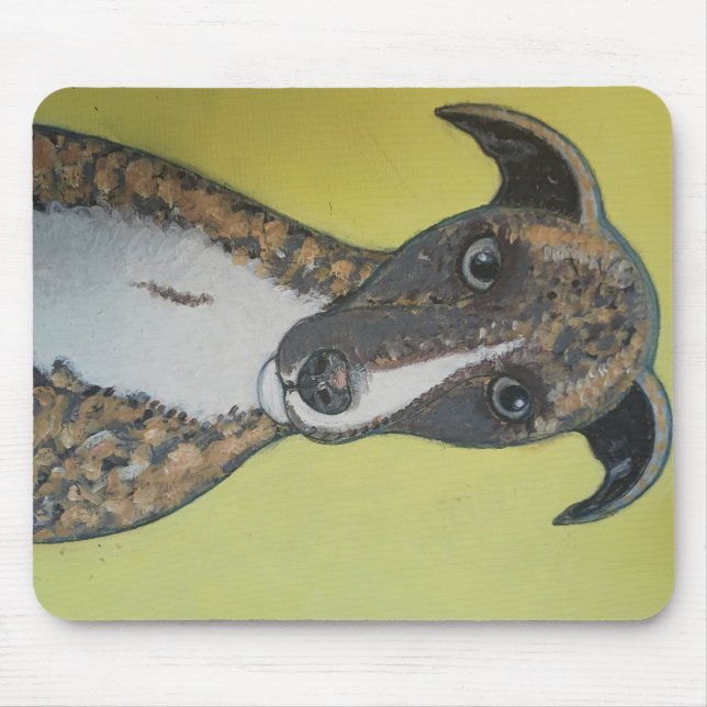 Windhund-Mauspad Mousepad (Vorne)