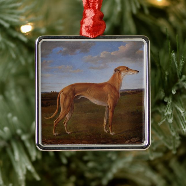 Windhund Ornament Aus Metall (Baum)