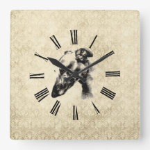 Windhund-Porträt auf elegantem Elfenbein-Damast