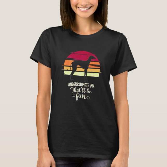 Windhund-Rasse Greyhound  16 T-Shirt (Vorderseite)