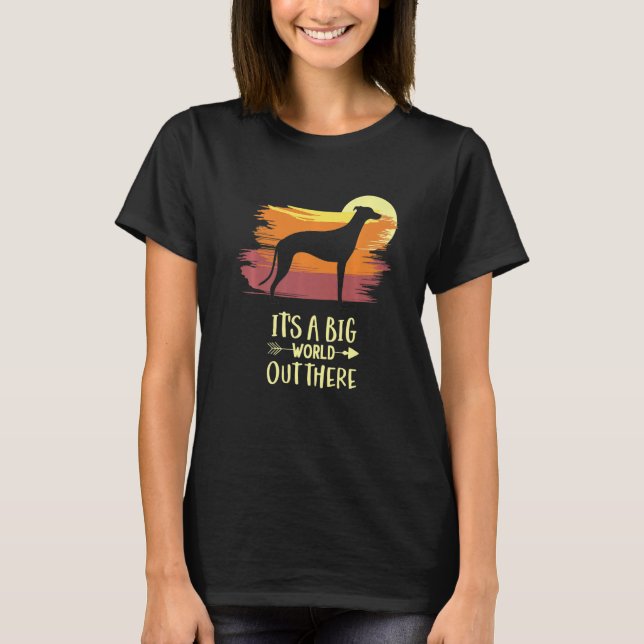 Windhund-Rasse Greyhound  1 T-Shirt (Vorderseite)
