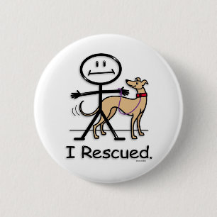 Windhund-Rettung Button