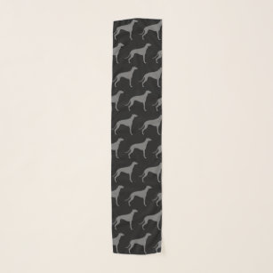Windhund-Silhouette-Muster Schal