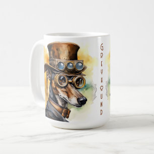Windhund-Steampunk-Hund Kaffeetasse