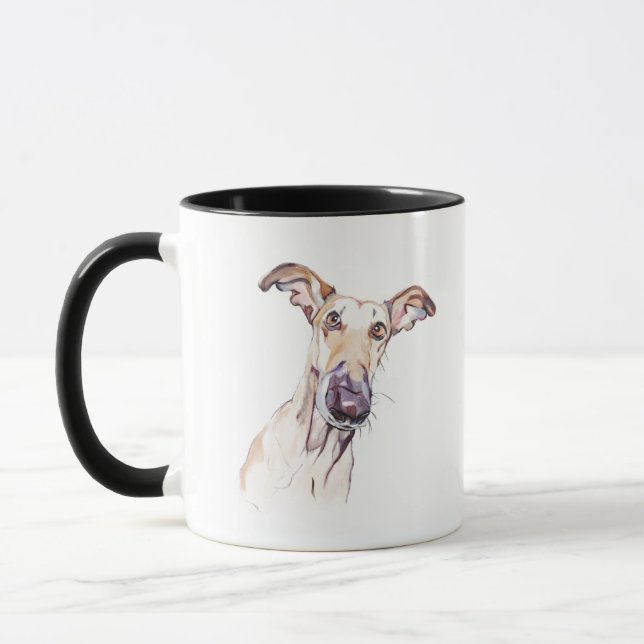 Windhund-Tasse – Kaffeetasse für Hundemamas (Links)