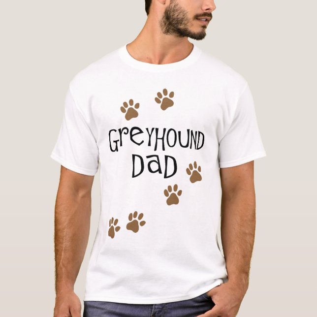 Windhund-Vater T-Shirt (Vorderseite)