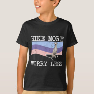 Windhund wandert mehr, sorgt sich weniger Grafik W T-Shirt