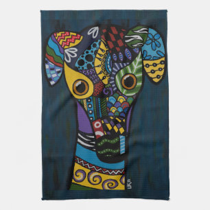 Windhund - zurückgezogen, Windhund-Rettung laufen Handtuch