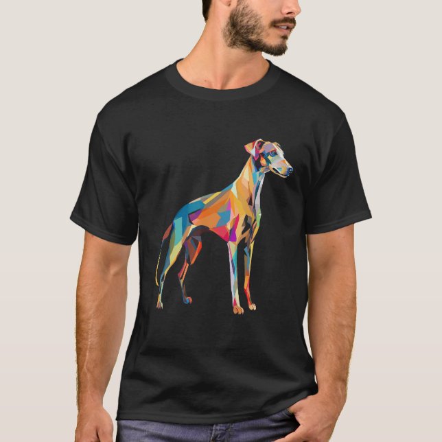 Windhunde-Hundelbesitzer T-Shirt (Vorderseite)