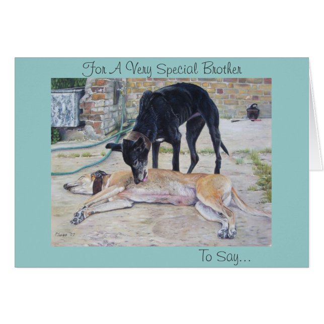 Windhunde landschaftlicher Landschaftsrealist (Vorderseite (Horizontal))