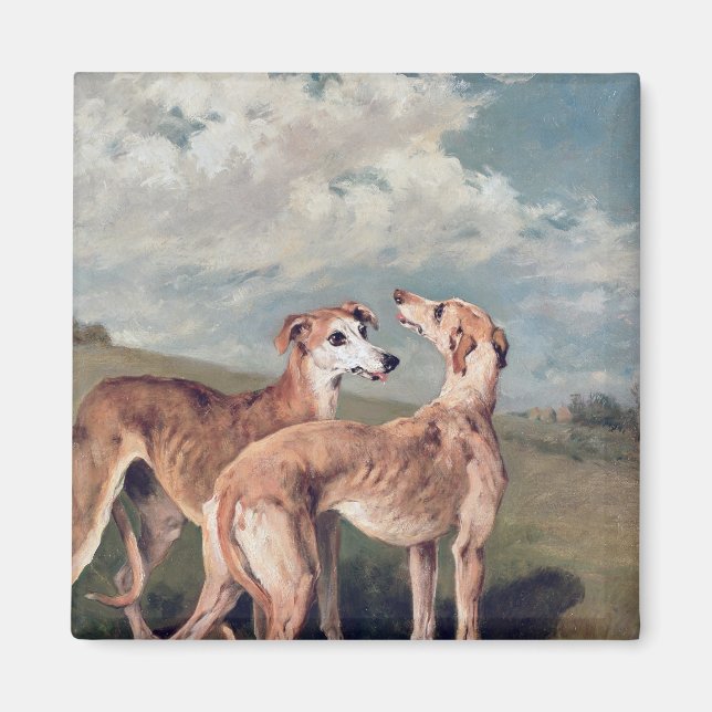 Windhunde Magnet (Vorne)