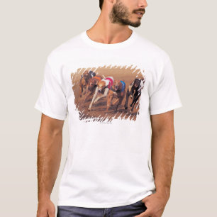 Windhundlaufen auf Bahn T-Shirt