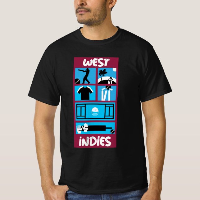 Windies Cricket | West Indies | Saison | Karibik T-Shirt (Vorderseite)