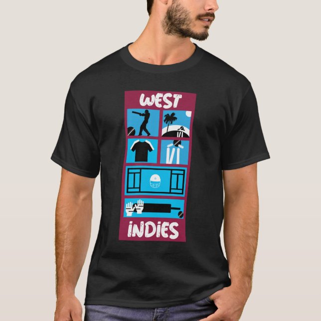 Windies Cricket | West Indies | Saison | Karibik T-Shirt (Vorderseite)