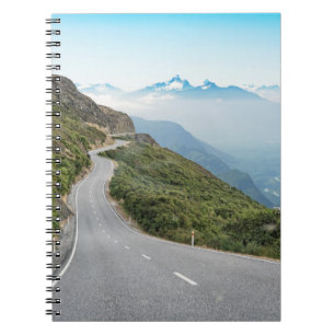 Winding Mountain Road Olympischer Nationalpark Notizblock