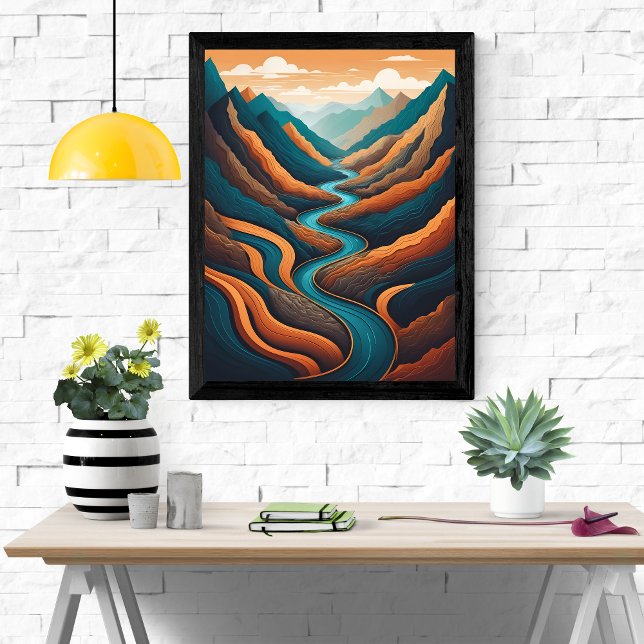 Winding River, Majestät Poster (Von Creator hochgeladen)