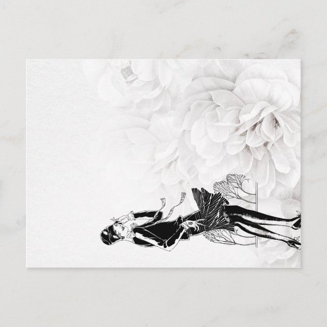 Windkleid der 1920er Jahre Postkarte (Vorderseite)