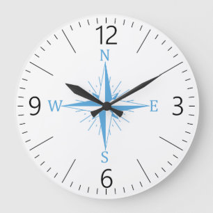 Windkompass Große Wanduhr