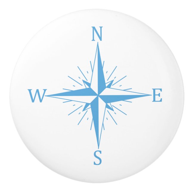 Windkompass Keramikknauf (Vorderseite)
