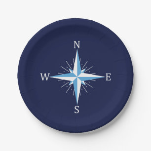 Windkompass Pappteller