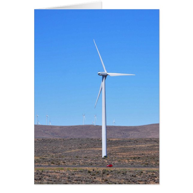 Windkraftanlage im Osten (Vorne)