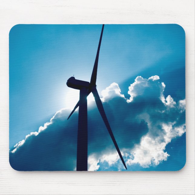 Windkraftanlage Mousepad (Vorne)