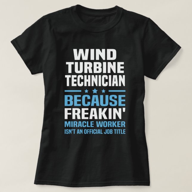 Windkrafttechniker T-Shirt (Design vorne)