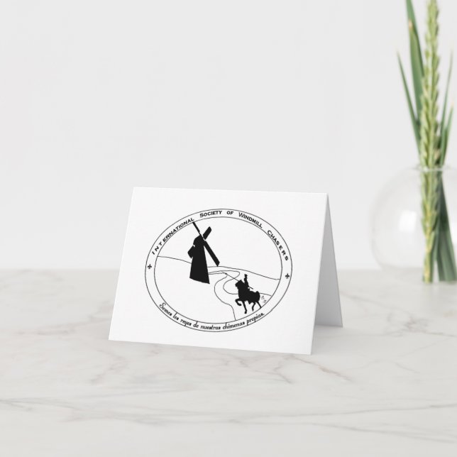 Windmill Chasing Card Dankeskarte (Vorderseite)