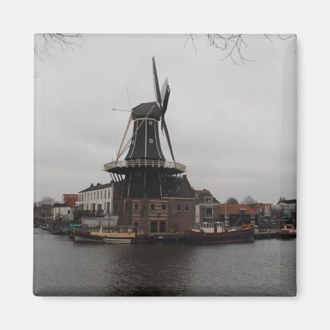 Windmill "De Adriaan", Haarlem Magnet (Vorne)