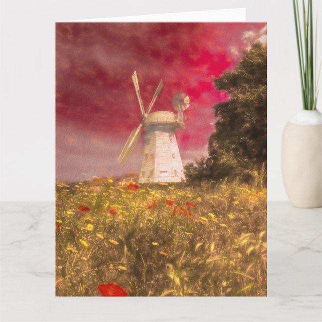 Windmill Dreams Art Vista Karte (Vorderseite)