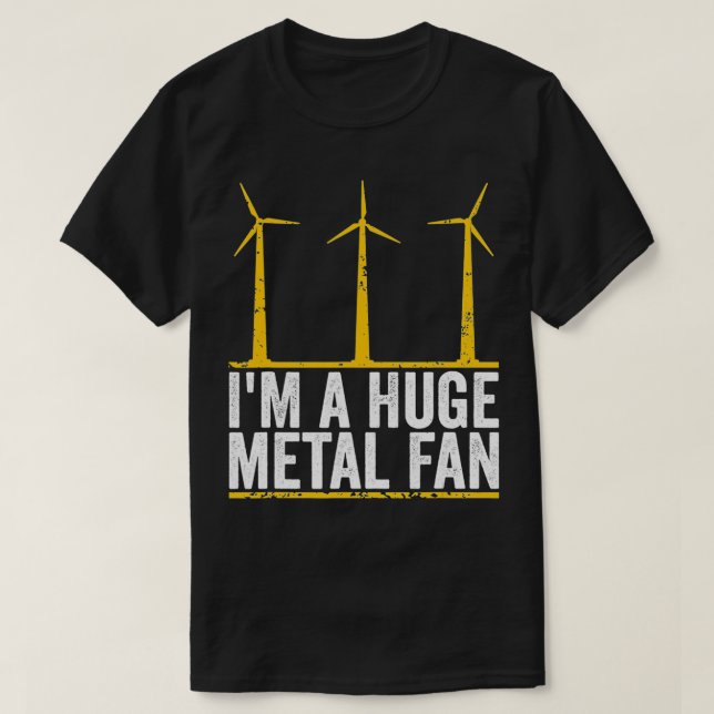 Windmill Mechanic Im a Rige Fan Wind Turbine Techn T-Shirt (Design vorne)