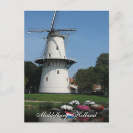Windmill Middelburg Postcard Postkarte