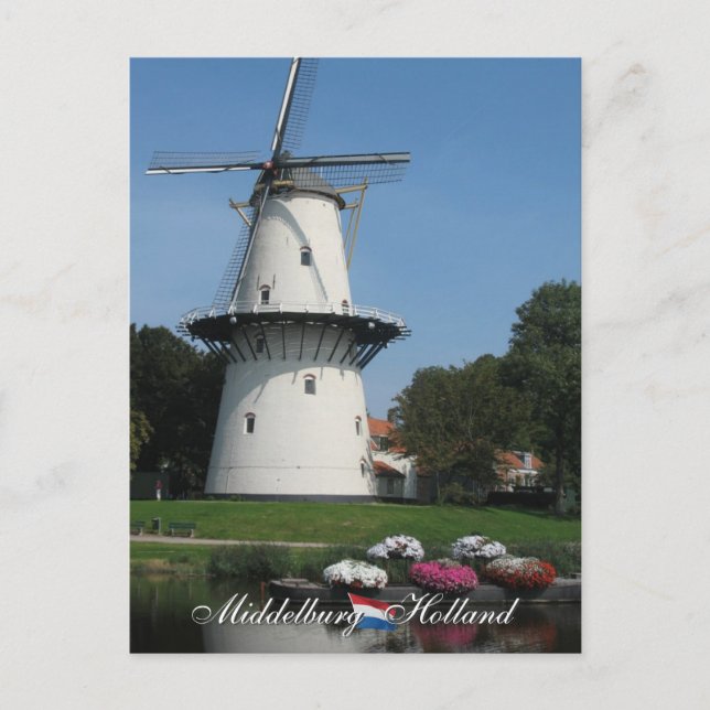 Windmill Middelburg Postcard Postkarte (Vorderseite)