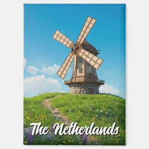Windmill - Niederlande Magnet