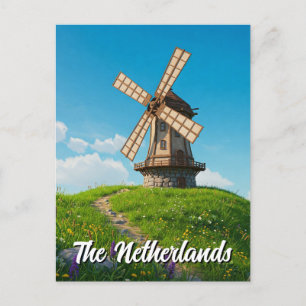 Windmill - Niederlande Postkarte
