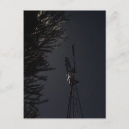 WINDMILL NIGHT SKY QUEENSLAND AUSTRALIEN POSTKARTE